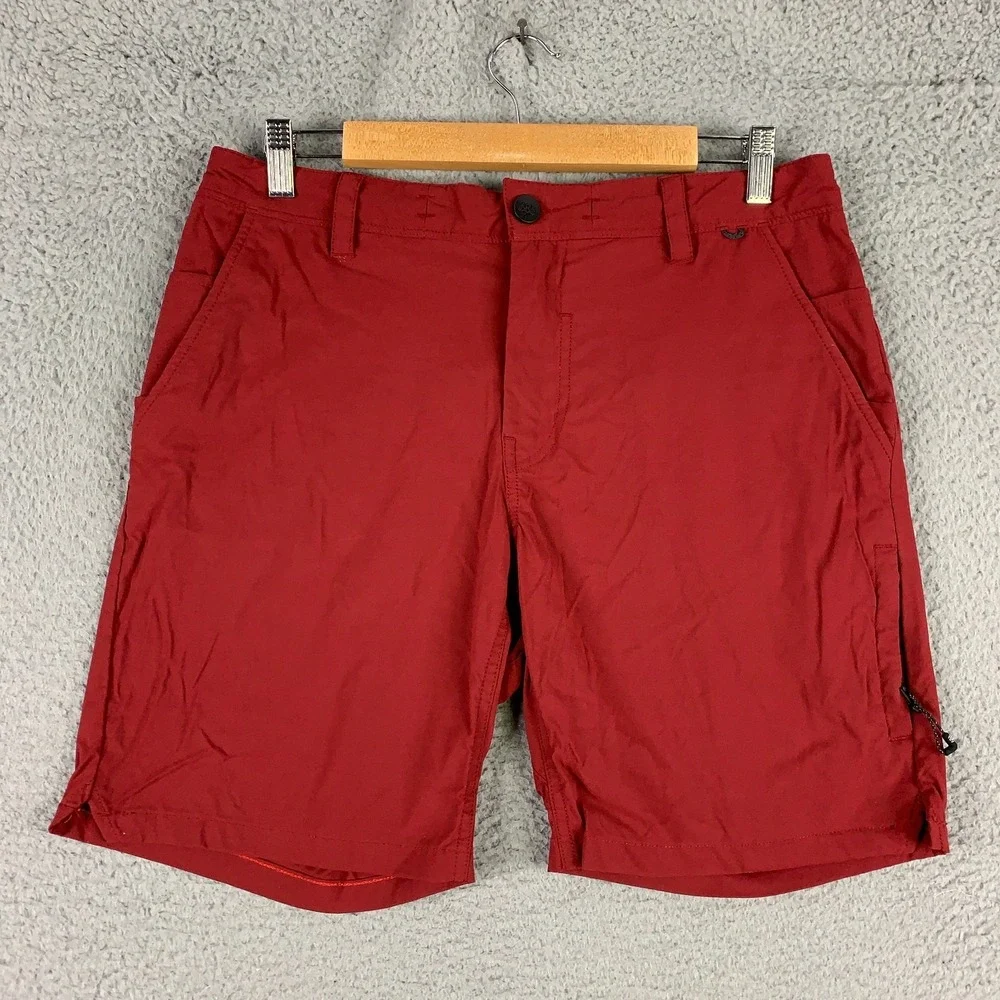686 Everywhere Shorts Men's 30 Oxblood Featherlight Stretch Hiking Fishing Chino